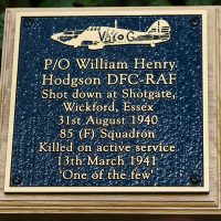 Cast bronze plaque on a backing board.