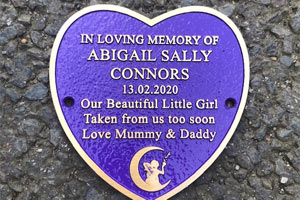 Purple Heart Memorial Plaque. Purple Heart Memorial Plaque.