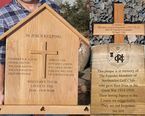 Wooden War Memorial. Wooden War Memorial.