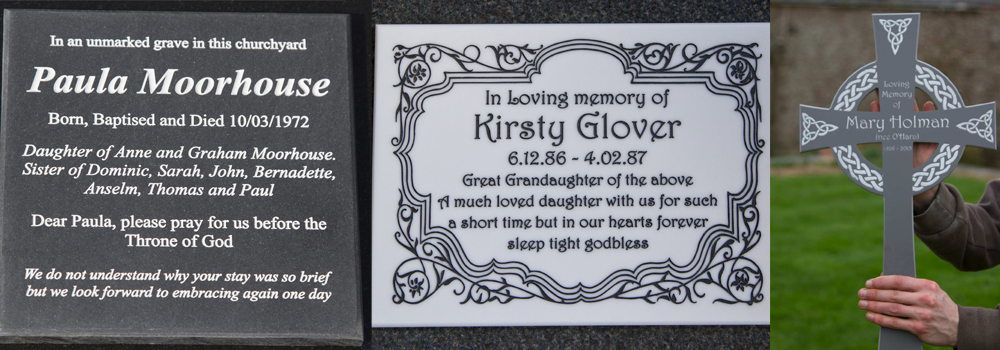 Feel confident when you purchase a corian memorial from The Sign Maker.