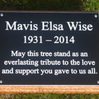 Black and White acrylic memorial plaques.