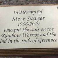 Greenpeace Memorial Plaque.