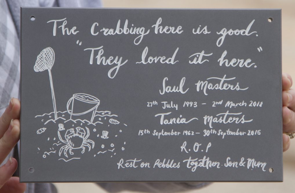 High-quality bespoke corian memorials.