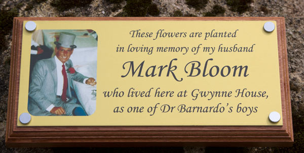 Full colour photo memorial plaque. Full colour photo memorial plaque.