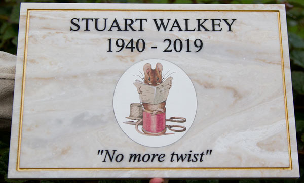 Full colour anodised aluminium artwork inset into corian plaque. Full colour anodised aluminium artwork inset into corian plaque.