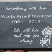 Beautiful slate tablet.