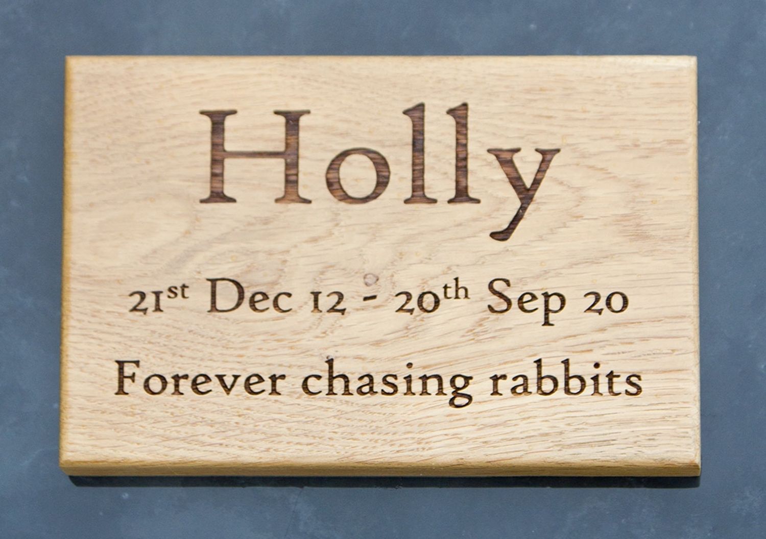Wooden Pet Memorial Wooden Pet Memorial