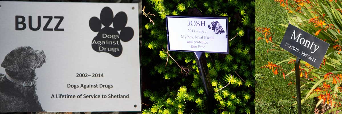 engraved-pet-memorials UK memorials has a wide range of engraved pet memorial plaques.