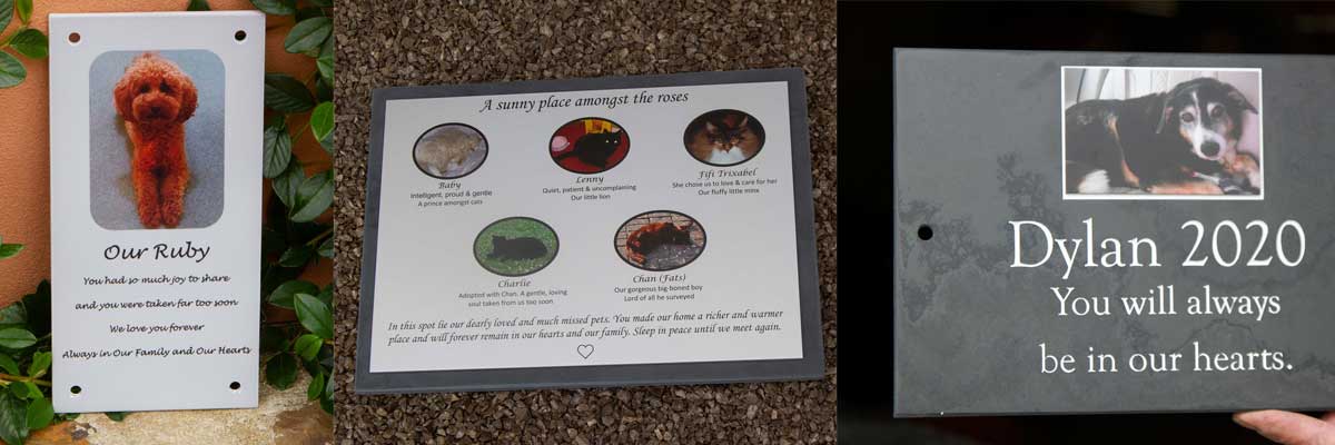 photo-pet-memorials High-quality, full colour pet memorials crafted at UK Memorials.