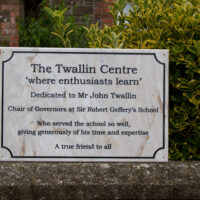 Engraved Memorial Plaque.