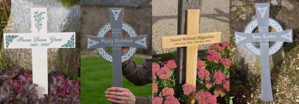 Bespoke Grave Markers | Memorial Crosses | Crafted in Devon by UK Memorials and The Sign Maker