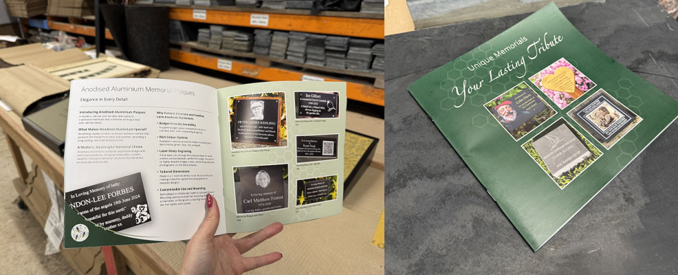 new-chrichure New UK Memorials Brochure for Funeral Directors